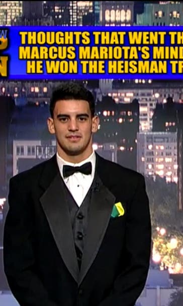 CFB AM: Watch Marcus Mariota diss NFL in David Letterman's top 10